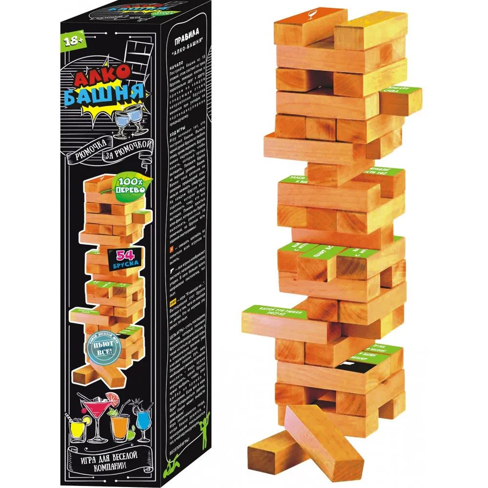 

Настольная игра Алко Башня