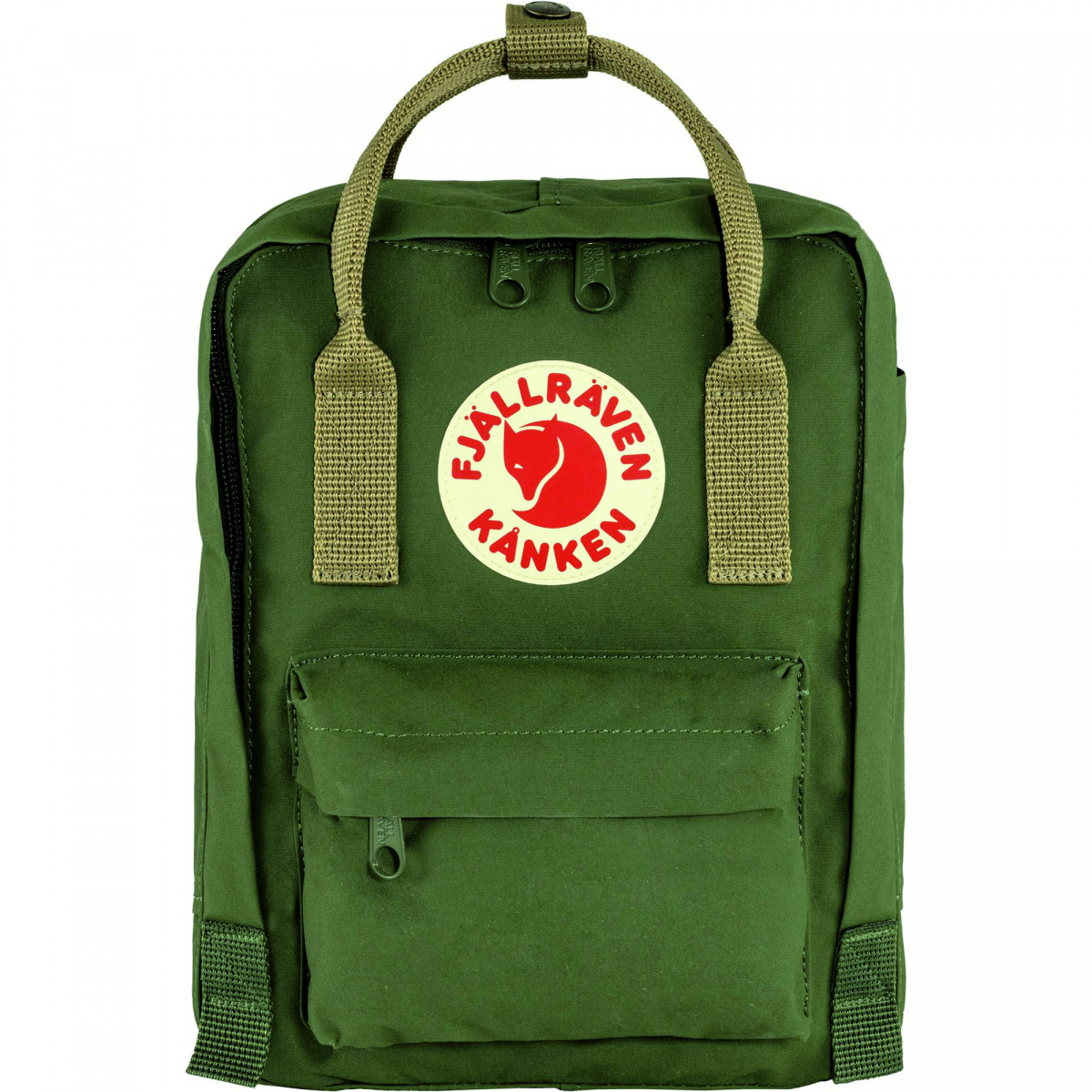 фото Рюкзак женский fjallraven kanken mini spruce green-clay, 29x20x13 см