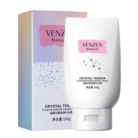 Увлажняющий крем для тела Venzen Crystal Tender Flash Bouncine Dating Cream 180 г