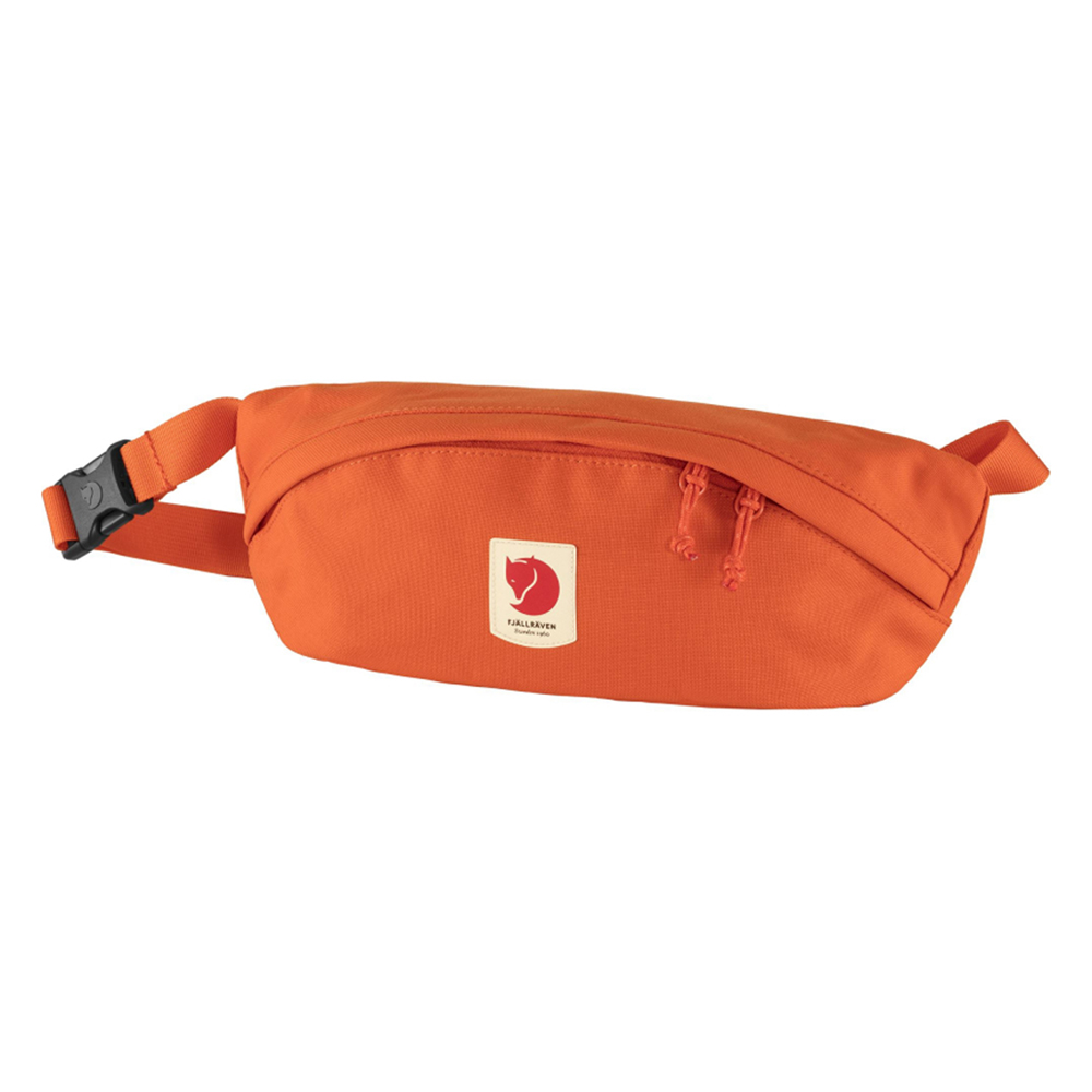 фото Поясная сумка женская fjallraven ulvo hip pack medium hokkaido orange