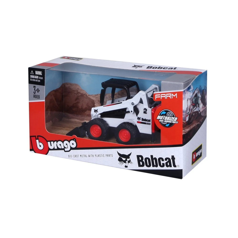 

Машинка Bburago Мини-погрузчик Bobcat S590 18-31800 (18-31801), Белый, 18-31800_18-31801