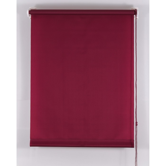 Рулонная штора Магеллан (шторы и фурнитура) «Комфортиссимо», 40x160 см, цвет красное вино