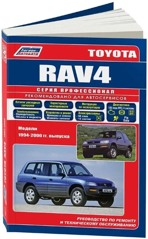 

Toyota RAV-4, с 1994-2000г.,с бен.дв.3S-FE (2,0 л)