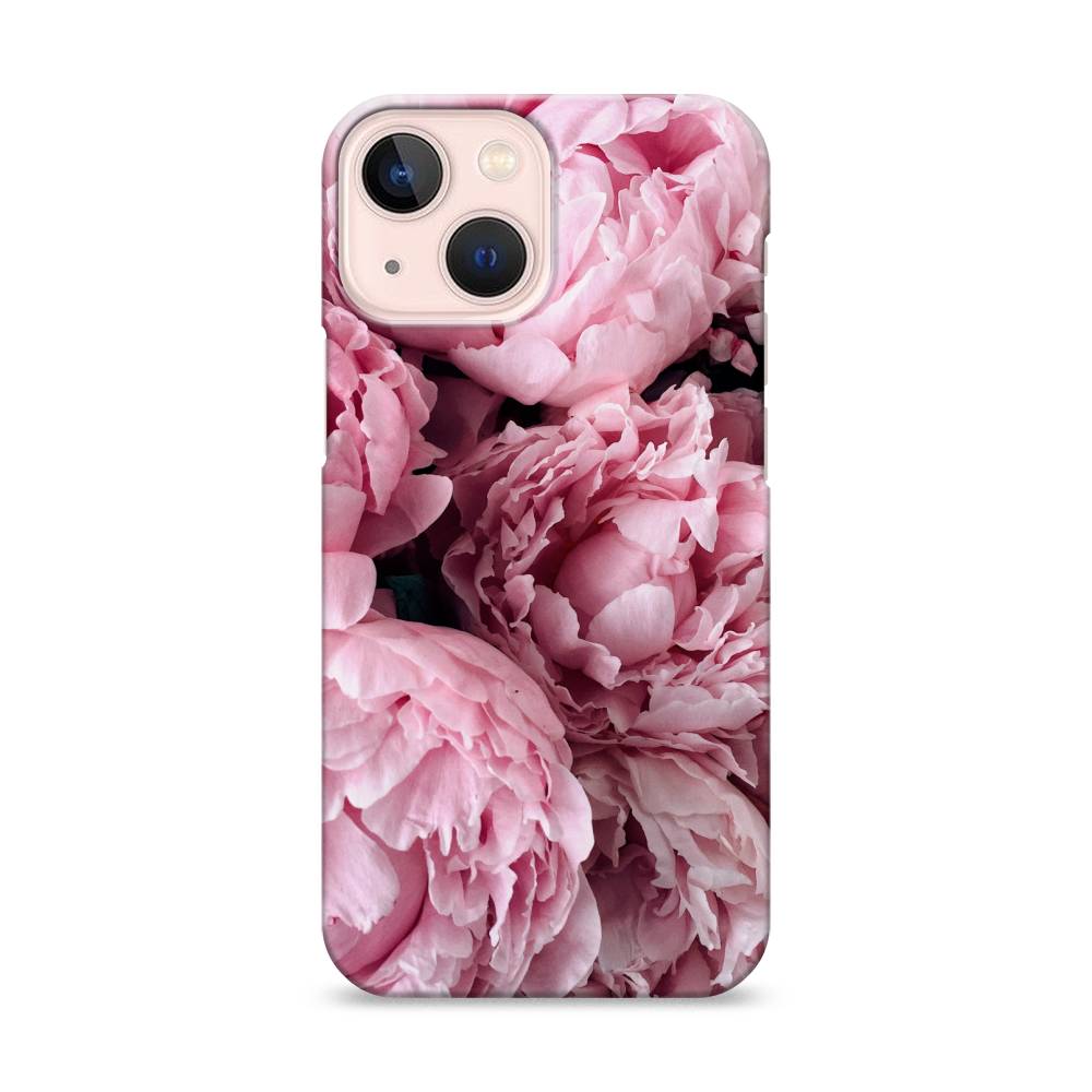 

Пластиковый чехол "Нежные пионы" на Apple iPhone 13 mini, 14120-6