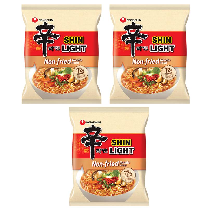 Лапша быстрого приготовления Nongshim Шин Лайт ,3 шт. по 97 г