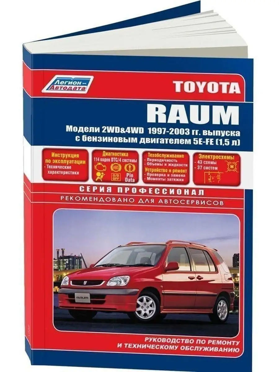 

Toyota RAUM (2WD & 4WD) 1997-03 ( 1/10)
