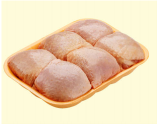 Бедро цыпленка-бройлера бескостное с кожей Ясные Зори охлажденное 1 кг