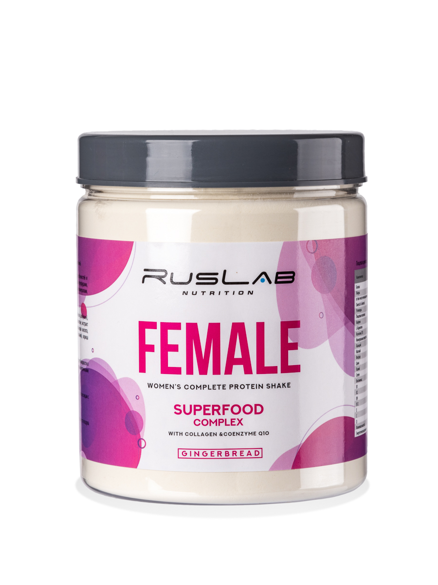FEMALE SuperFood Complex RusLabNutrition 704 гр,вкус имбирный пряник