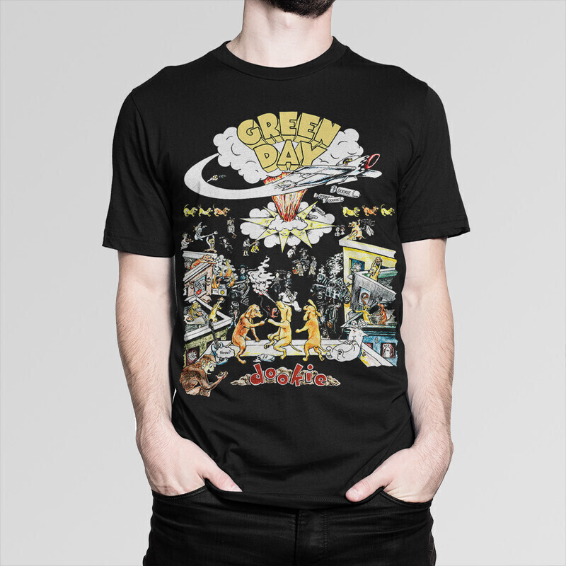 

Футболка мужская Dream Shirts Green Day 10006572 черная XS, Green Day 10006572