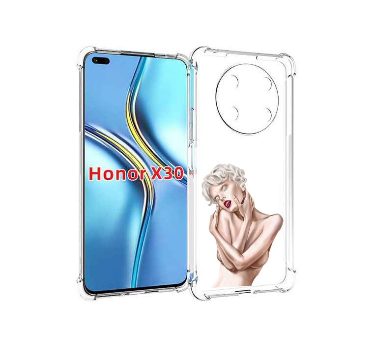 

Чехол MyPads Мигера женский для Honor X30 / Magic4 Lite 5G, Прозрачный, Tocco