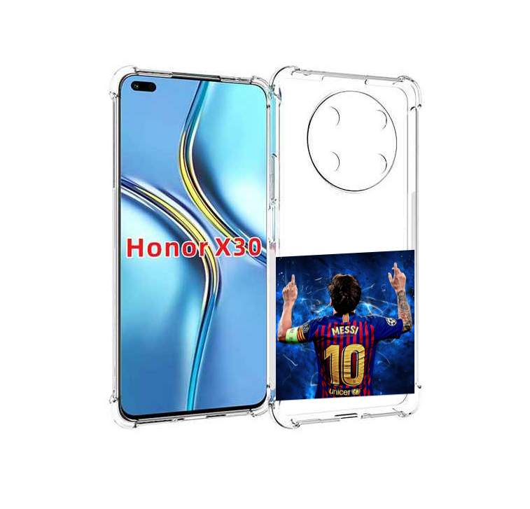 

Чехол MyPads Месси-10 мужской для Honor X30 / Magic4 Lite 5G, Прозрачный, Tocco