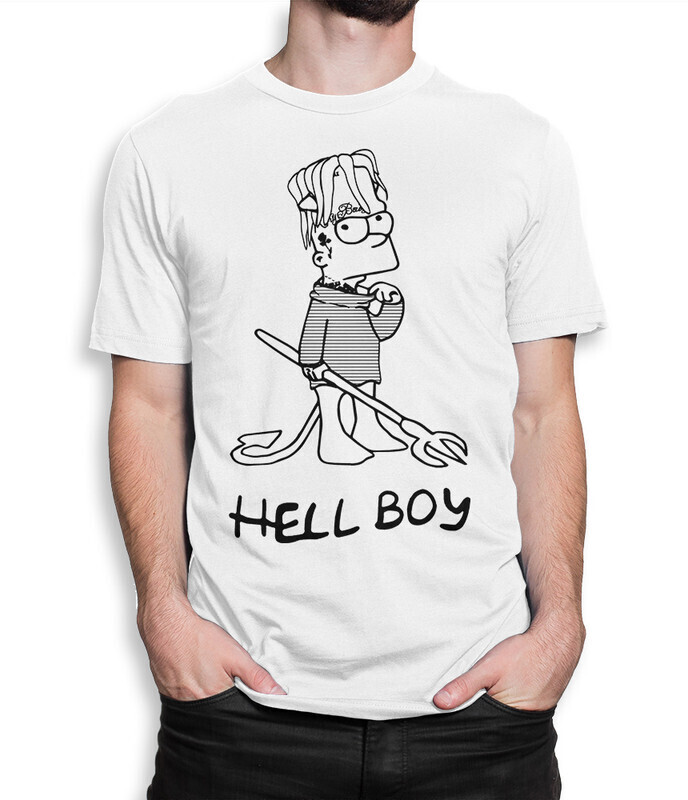 

Футболка мужская Dream Shirts Лил Пип 10006562 белая M, Лил Пип 10006562