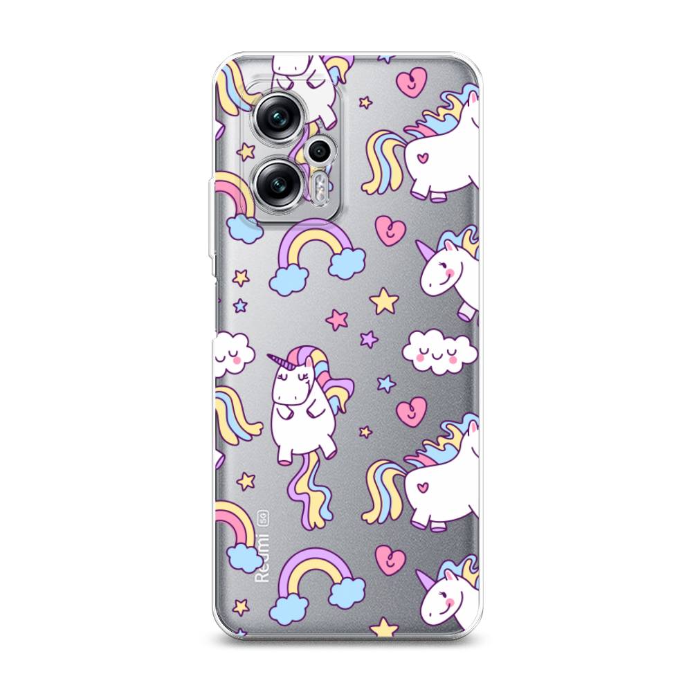

Силиконовый чехол "Sweet unicorns dreams" на Xiaomi Redmi Note 11T Pro, Sweet unicorns dreams