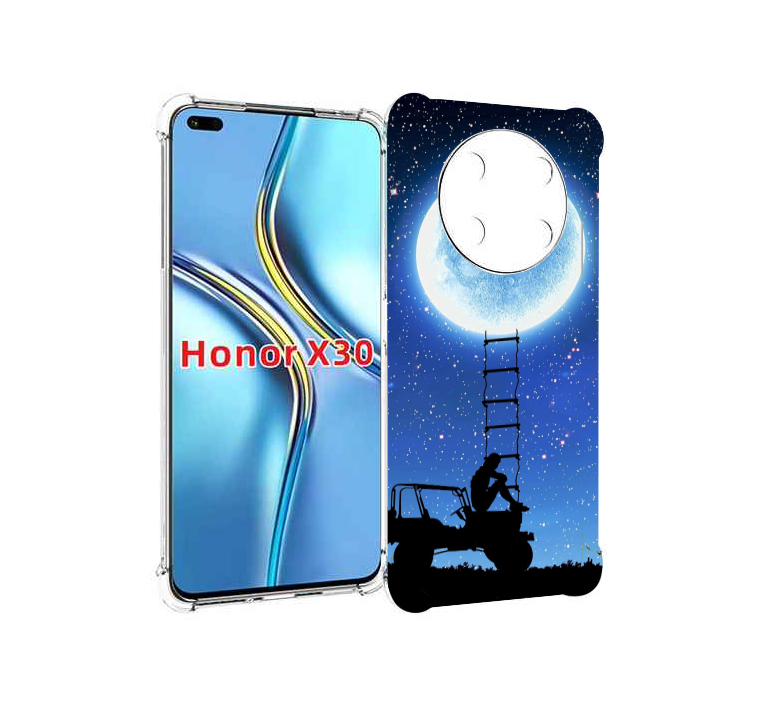 

Чехол MyPads Машина-на-лун для Honor X30 / Magic4 Lite 5G, Прозрачный, Tocco