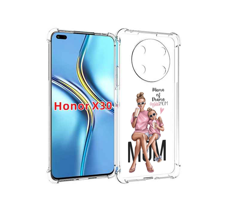

Чехол MyPads Мама-мечты женский для Honor X30 / Magic4 Lite 5G, Прозрачный, Tocco