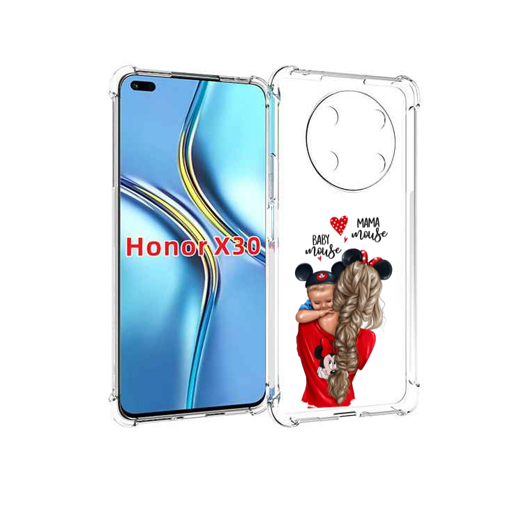 

Чехол MyPads Мама-маус женский для Honor X30 / Magic4 Lite 5G, Прозрачный, Tocco