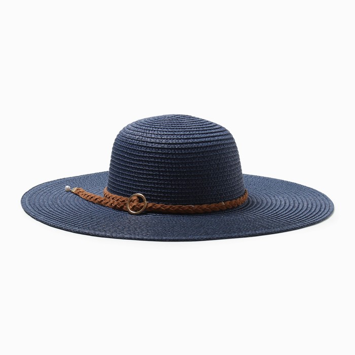 Шляпа женская MINAKU Beauty-45 синяя, р.58