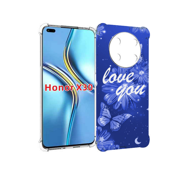 

Чехол MyPads Люблю-тебя-с-бабочками для Honor X30 / Magic4 Lite 5G, Прозрачный, Tocco