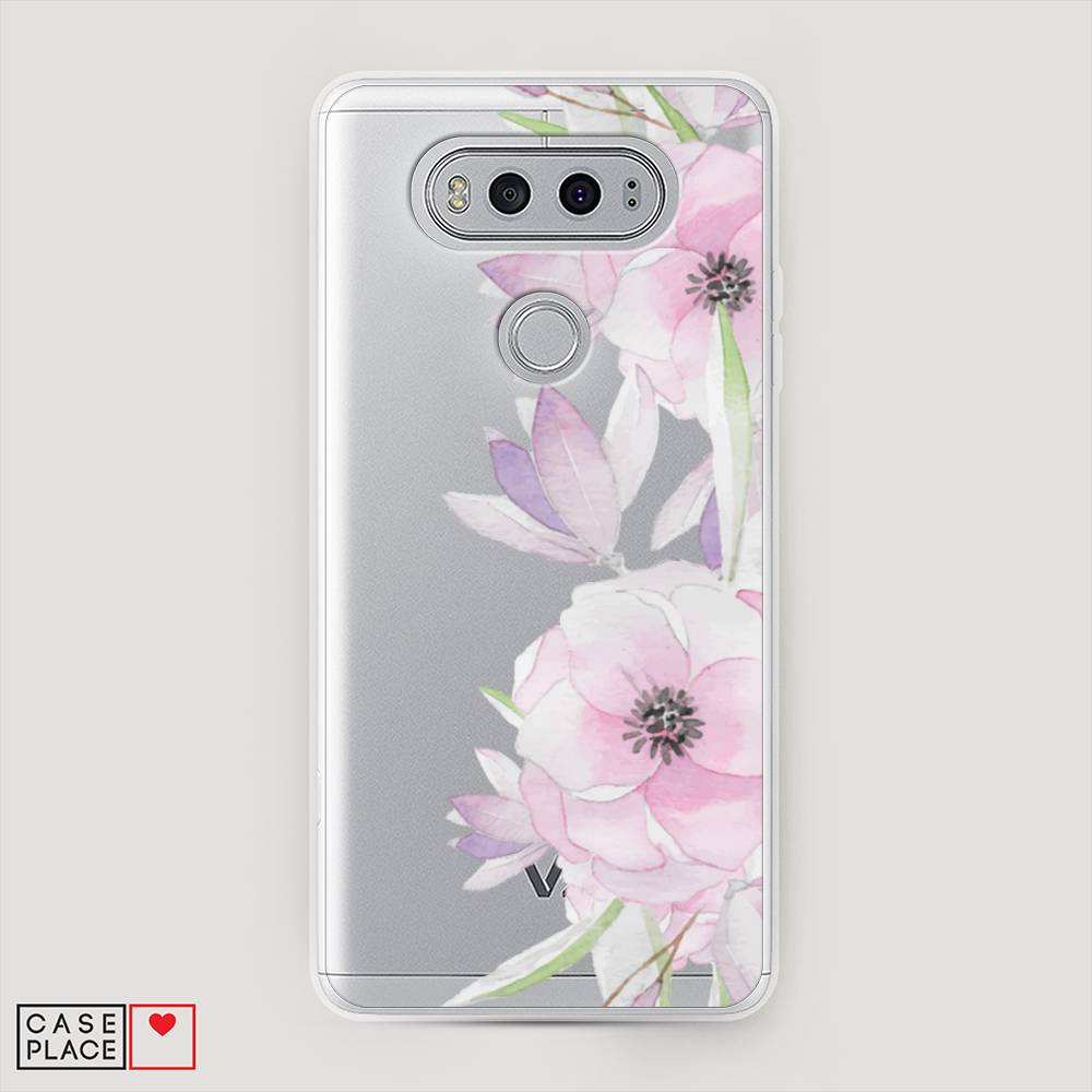 фото Чехол awog "нежные анемоны" для lg v20