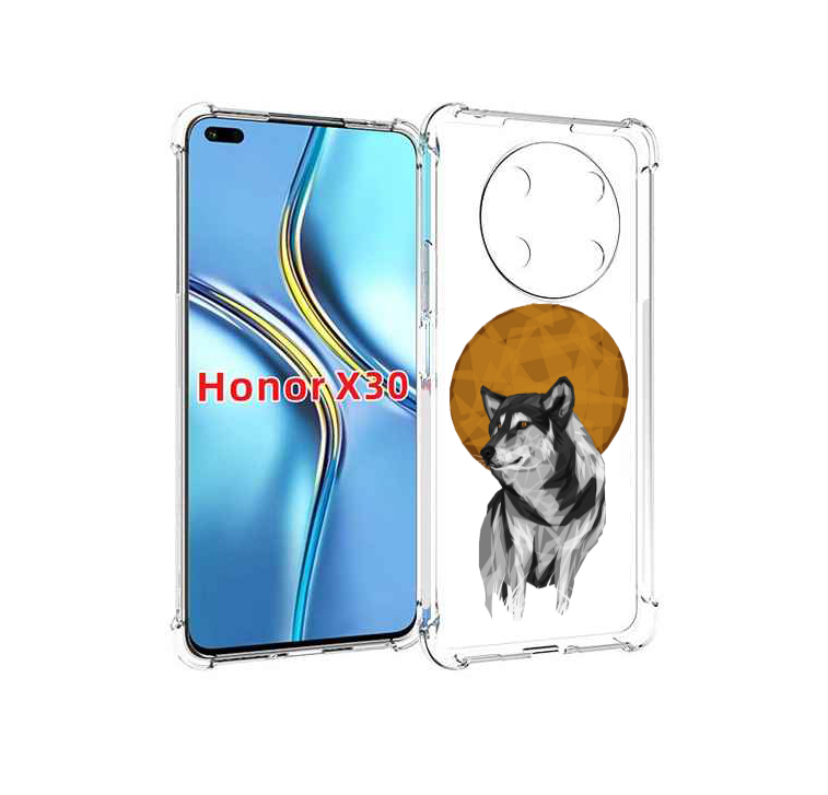 

Чехол MyPads Лунный волк для Honor X30 / Magic4 Lite 5G, Прозрачный, Tocco