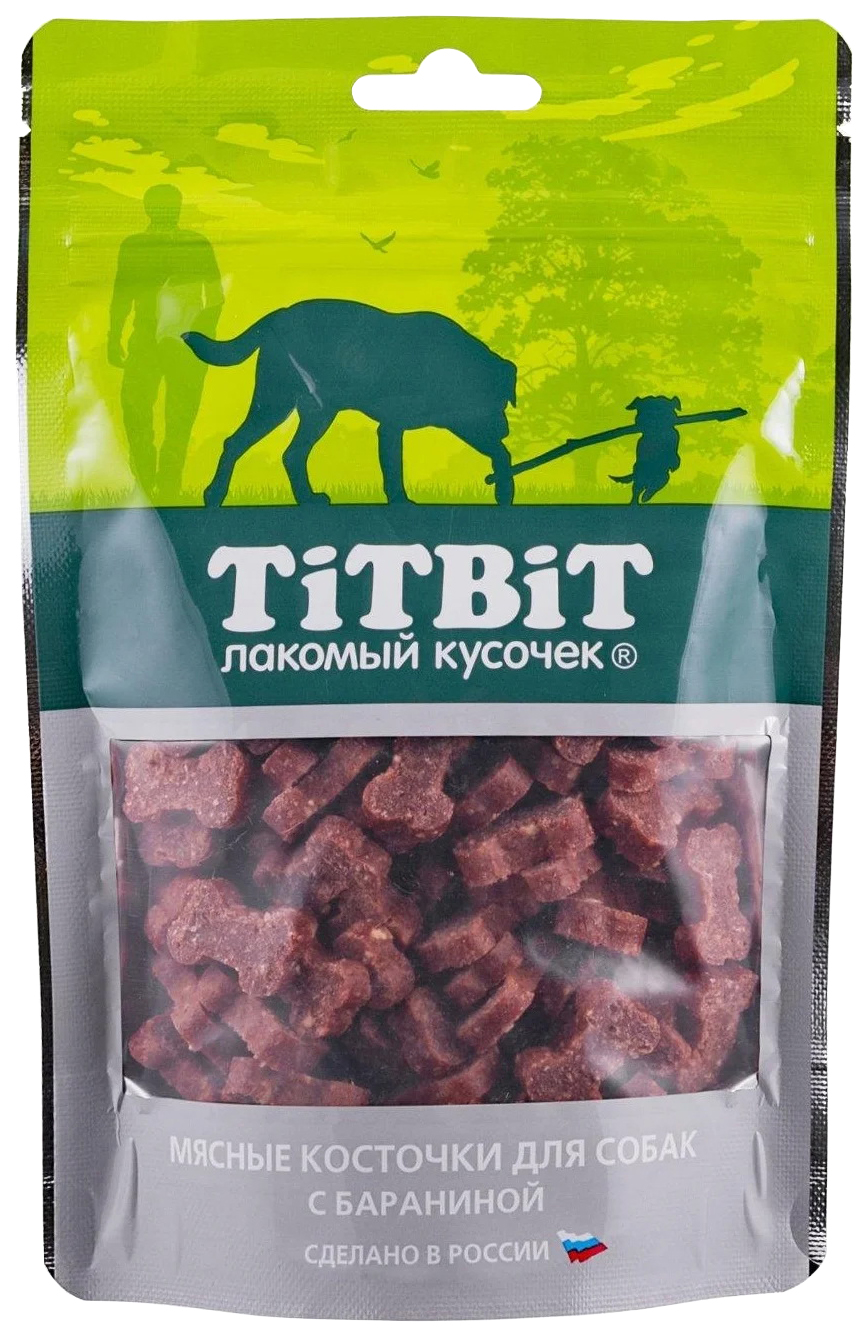 Лакомство для собак Titbit Косточки мясные из баранины, 145 г (3 шт)