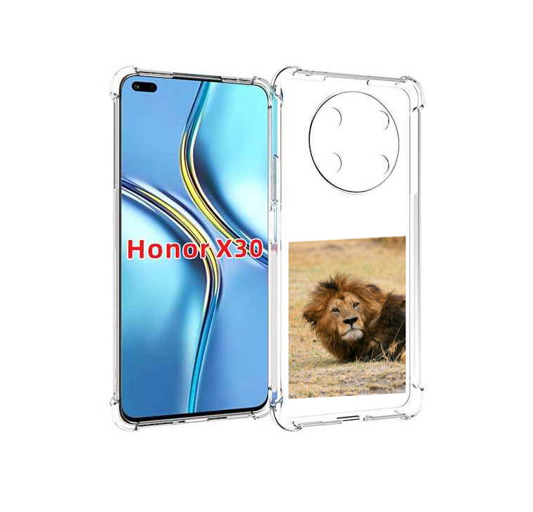 

Чехол MyPads Лев-лежит мужской для Honor X30 / Magic4 Lite 5G, Прозрачный, Tocco