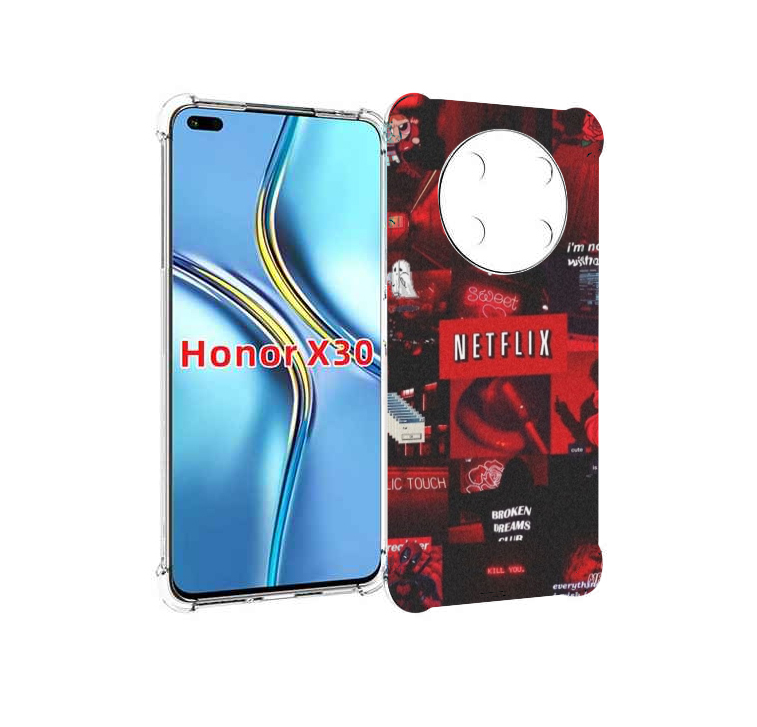 

Чехол MyPads Красные-проекты для Honor X30 / Magic4 Lite 5G, Прозрачный, Tocco