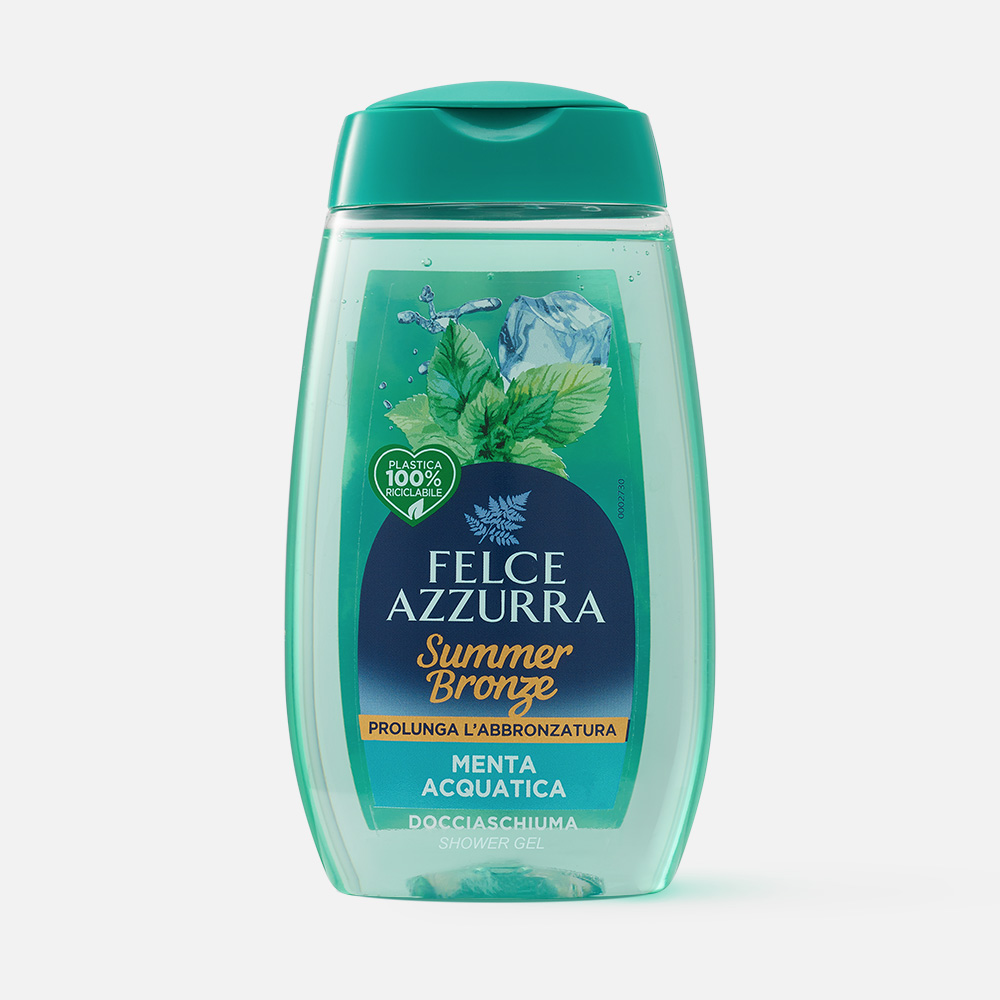 Гель для душа Felce Azzurra Summer Bronze Водная мята 250 мл