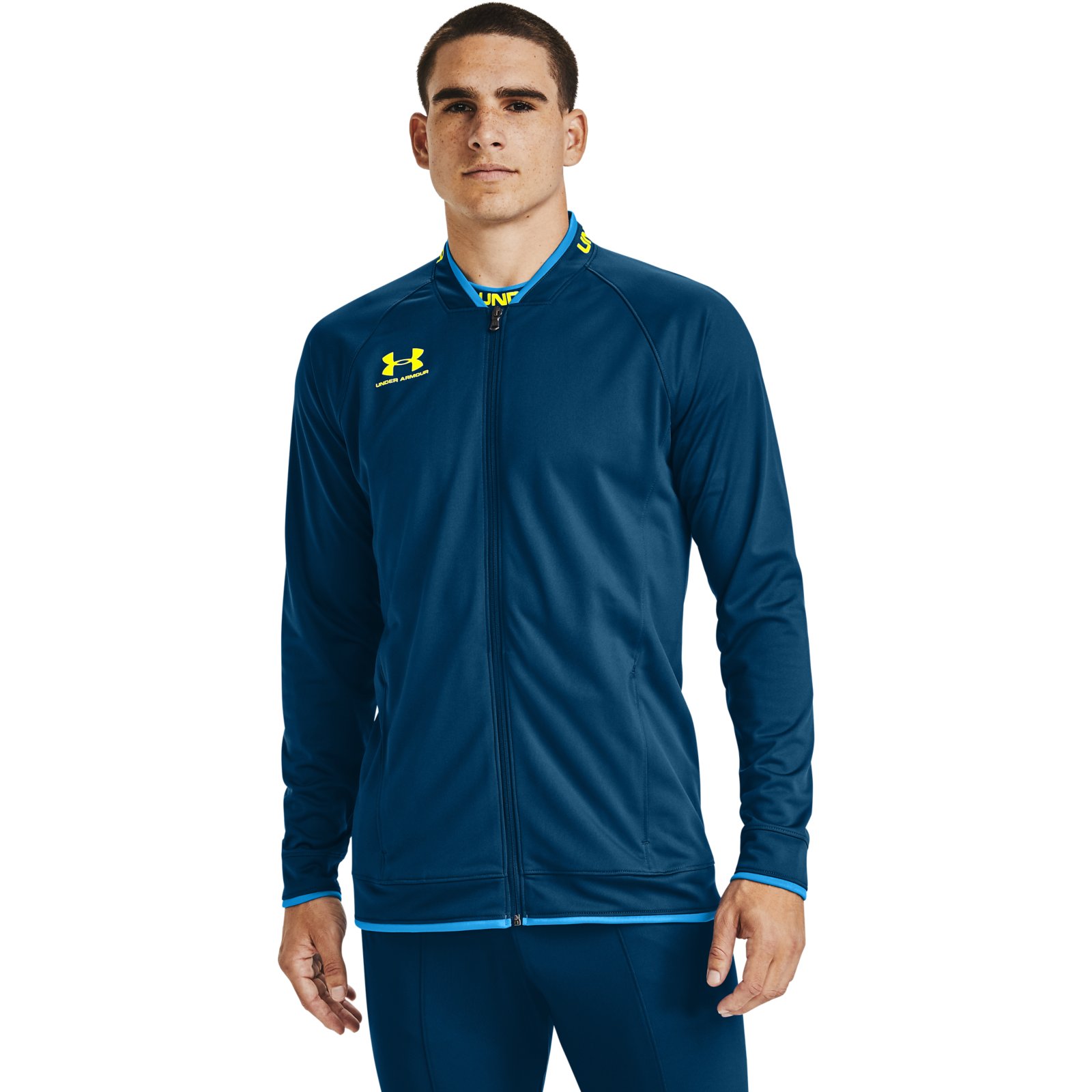 фото Куртка мужская under armour challenger iii jacket синяя xl