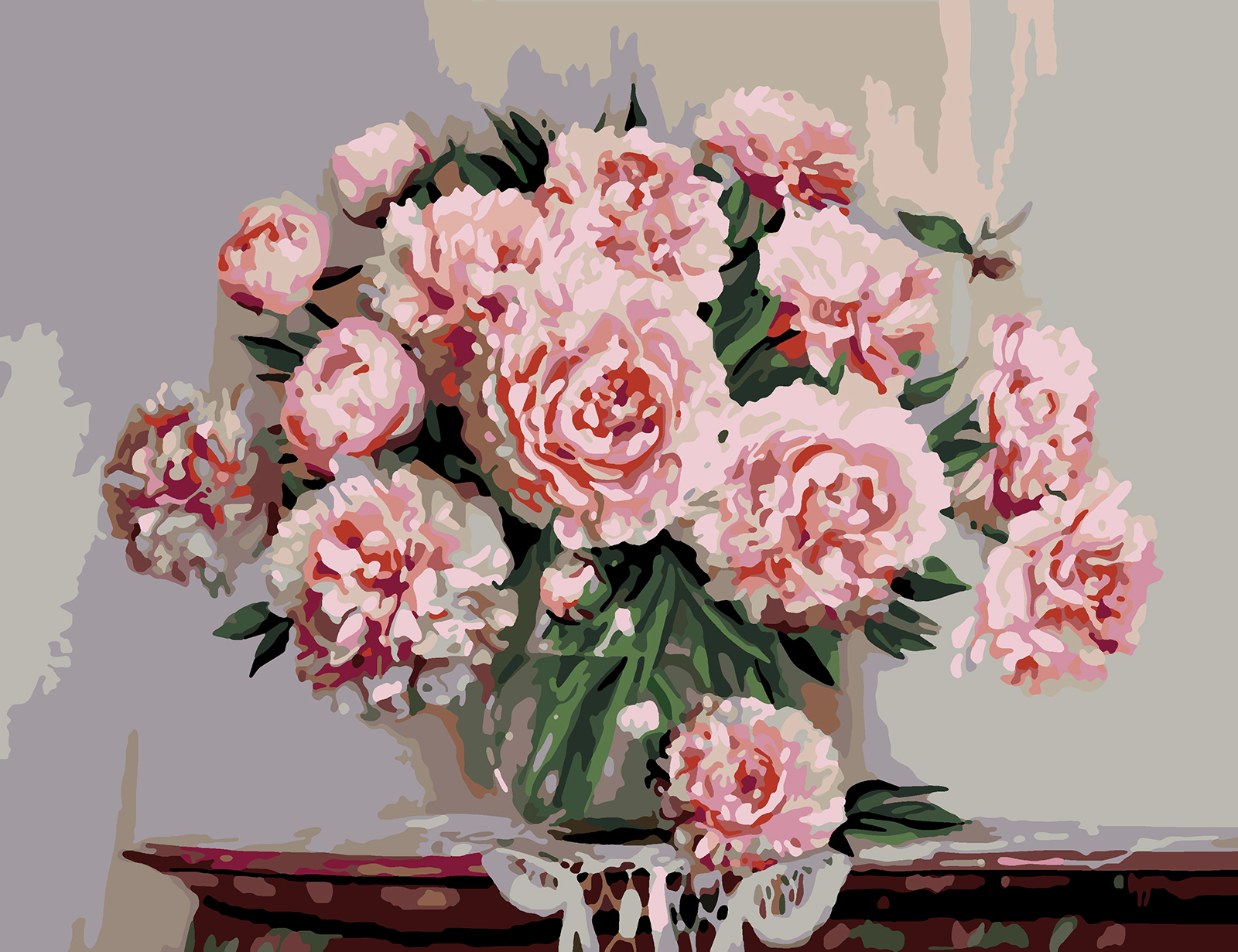 

Картина по номерам Красиво Красим Розовые пионы, 60 х 70 см, Розовые пионы