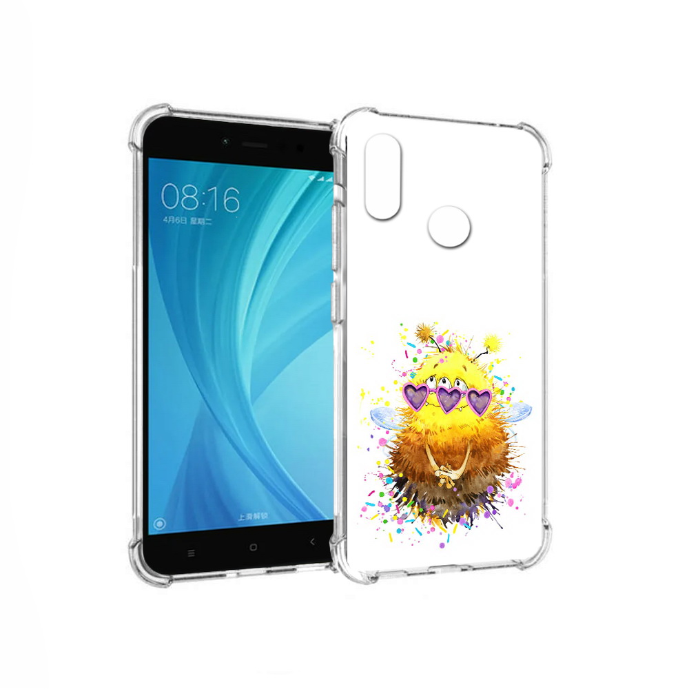 

Чехол MyPads Tocco для Xiaomi Redmi Note 5 Пушитый шмель (PT113434.311.143), Прозрачный, Tocco