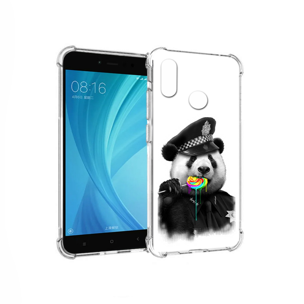 

Чехол MyPads Tocco для Xiaomi Redmi Note 5 Панда полиция (PT113434.311.130), Прозрачный, Tocco