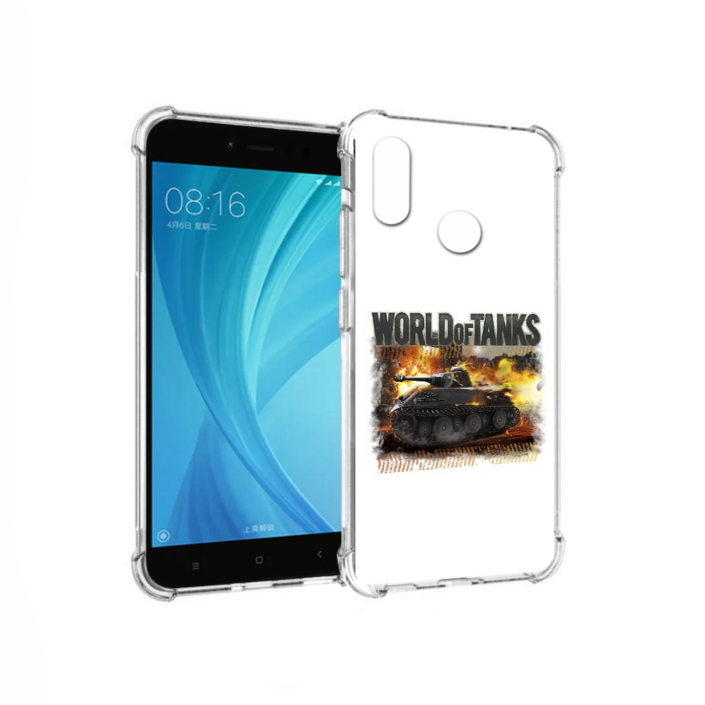 

Чехол MyPads Tocco для Xiaomi Redmi Note 5 Мир танков-2 (PT113434.311.118), Прозрачный, Tocco