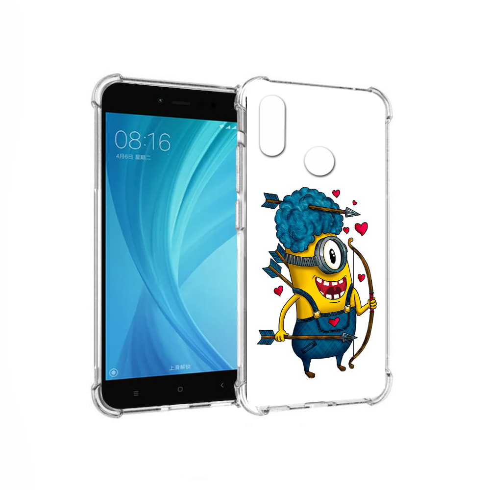 

Чехол MyPads Tocco для Xiaomi Redmi Note 5 Миньон купидон (PT113434.311.117), Прозрачный, Tocco
