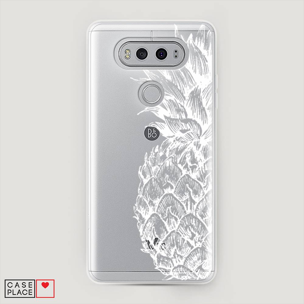 

Чехол Awog "Ананас графика белая" для LG V20, 83350-10