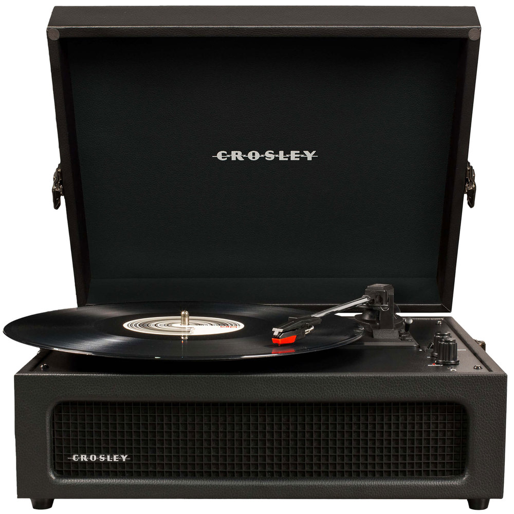 фото Виниловый проигрыватель crosley voyager plus black cr8017b-bk4