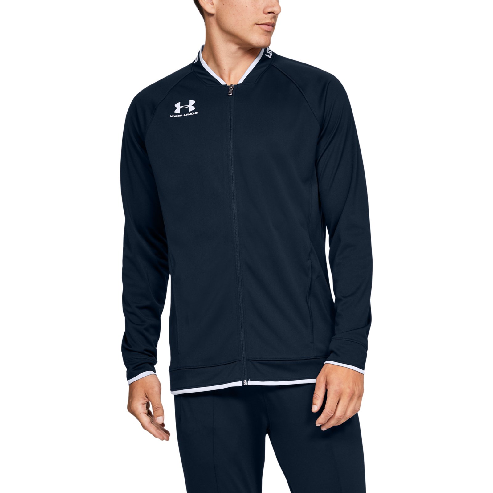 фото Куртка мужская under armour challenger iii jacket синяя l