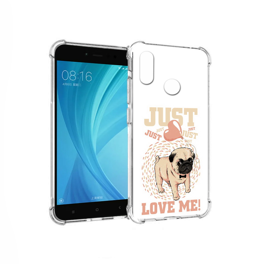 

Чехол MyPads Tocco для Xiaomi Redmi Note 5 Люби меня (PT113434.311.109), Прозрачный, Tocco