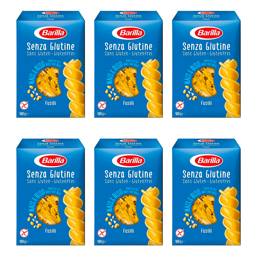 Спирали Barilla (фузилли) без глютена 400г 8076809545464 6 шт.