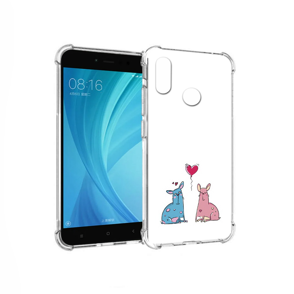 

Чехол MyPads Tocco для Xiaomi Redmi Note 5 Лама любовь (PT113434.311.102), Прозрачный, Tocco