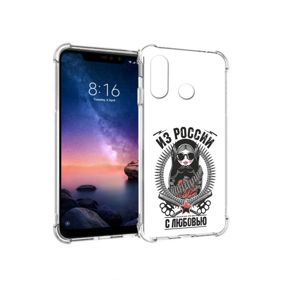 

Чехол MyPads Tocco для Xiaomi Redmi Note 6 Из России с любовью (PT118671.310.91), Прозрачный, Tocco