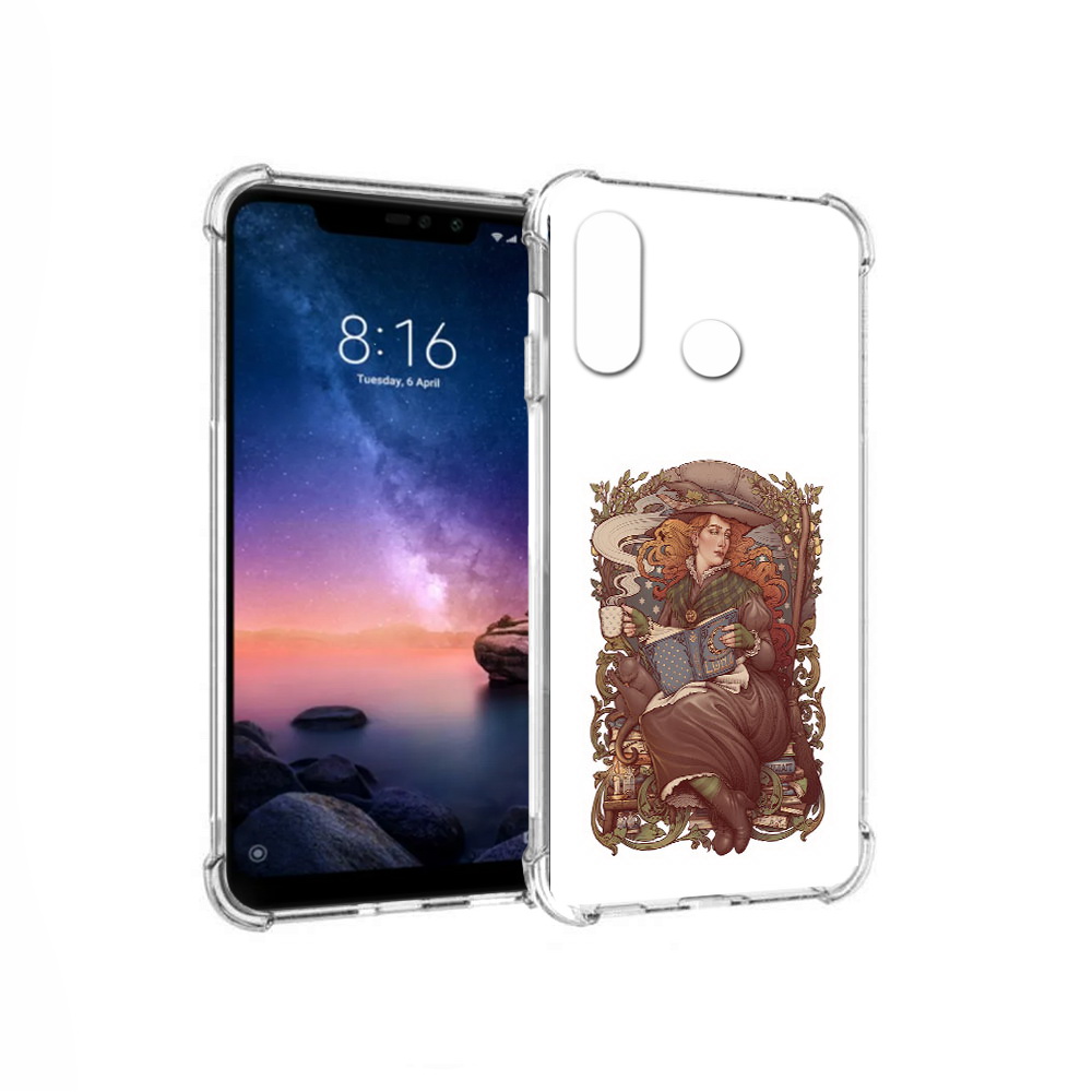 

Чехол MyPads Tocco для Xiaomi Redmi Note 6 Женские_126 (PT118671.310.81), Прозрачный, Tocco
