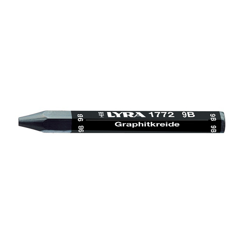 

Lyra Мелок графитовый шестигранный Lyra Graphite Crayons, нерастворимый, 12 мм 9В