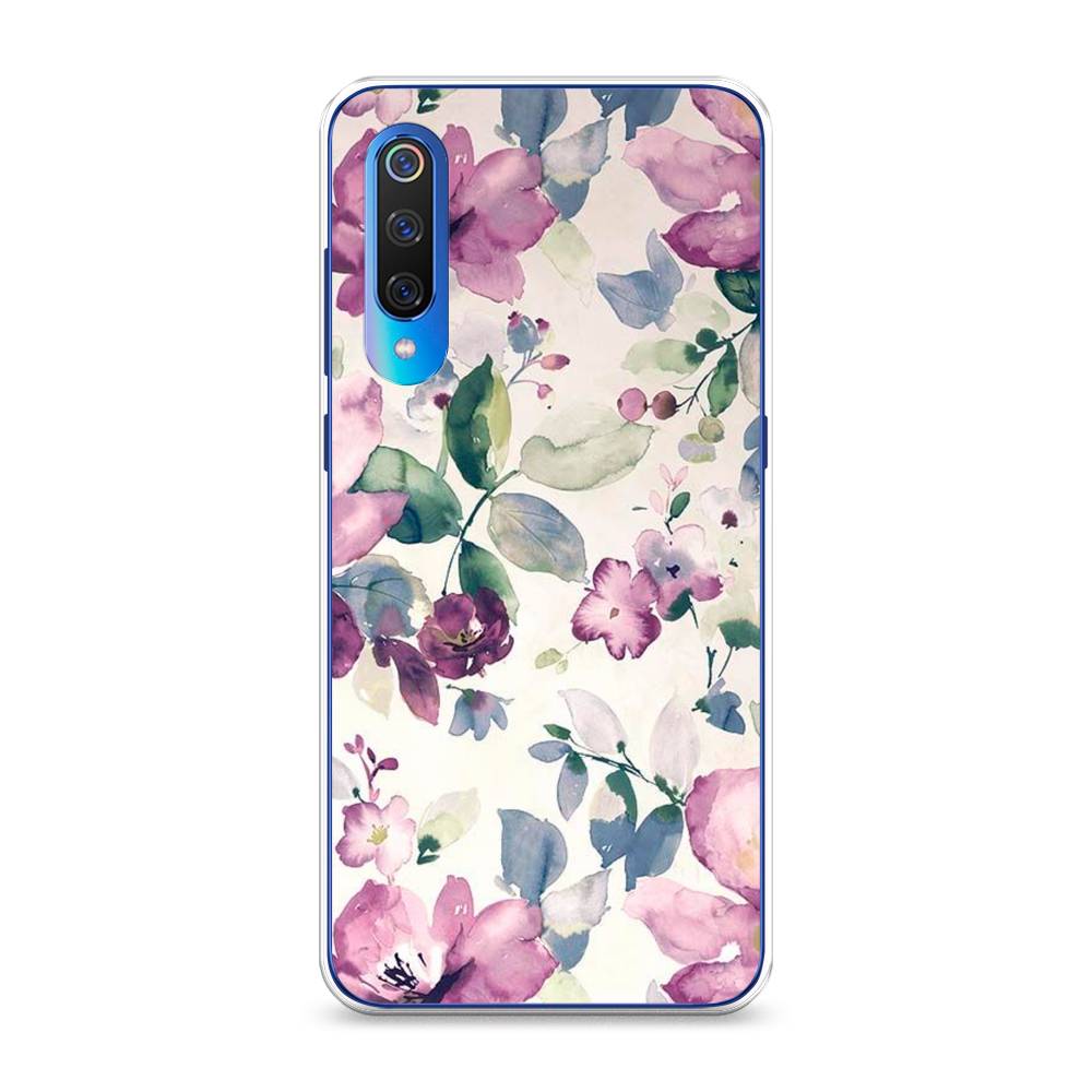фото Чехол awog "акварельная нежность" для xiaomi mi 9