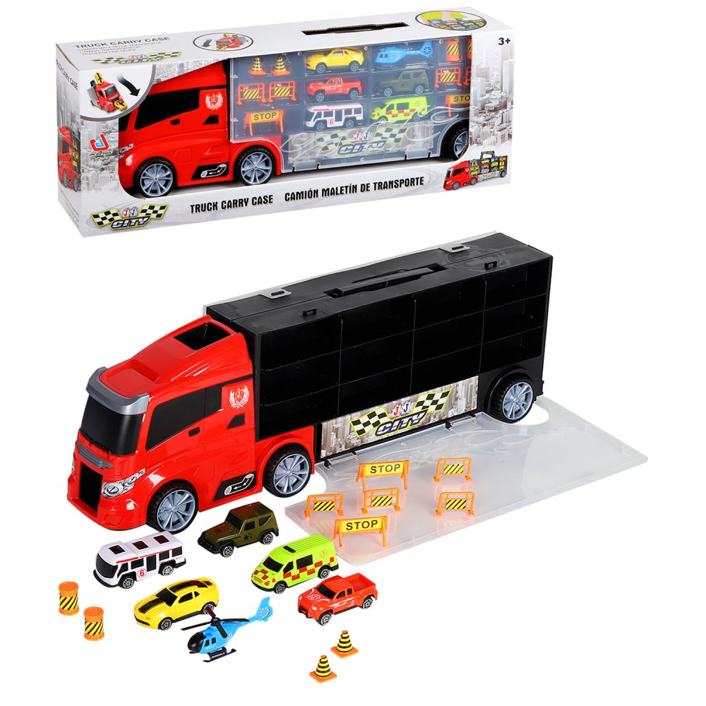 

Игровой набор Автовоз-чемодан Красный JB0403347