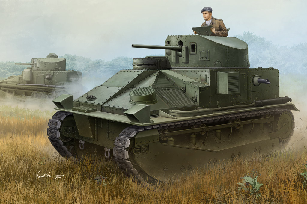 

Сборная модель HobbyBoss 1/35 Vickers Medium Tank MK II 83879