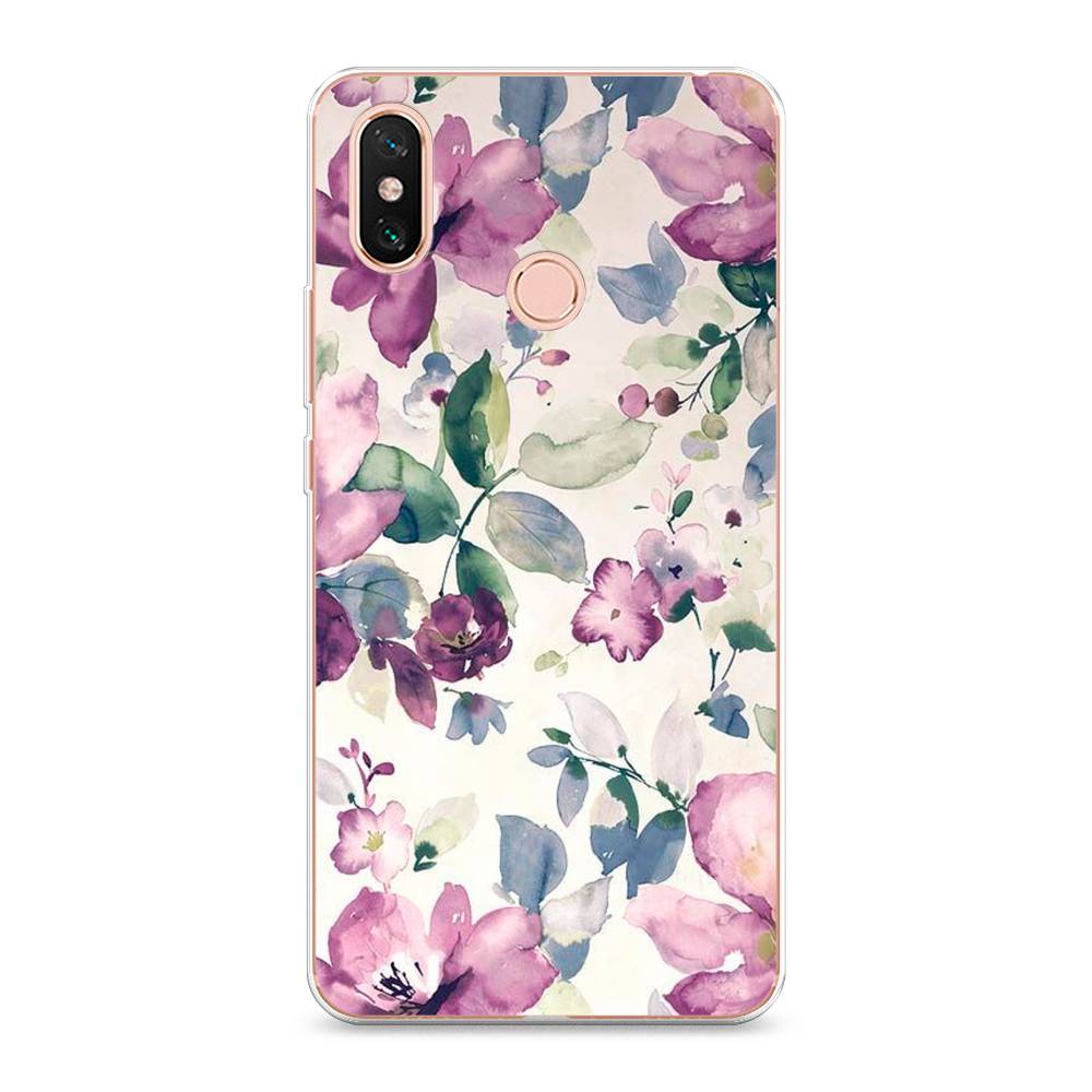 фото Чехол awog "акварельная нежность" для xiaomi mi max 3