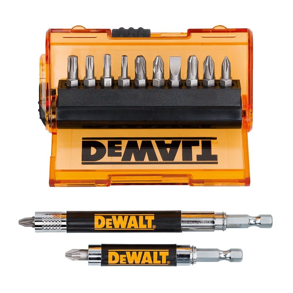Набор бит DEWALT HIGH PERFORMANCE DT71502-QZ, 25 мм, в тонком карманном чехле, 14 шт.