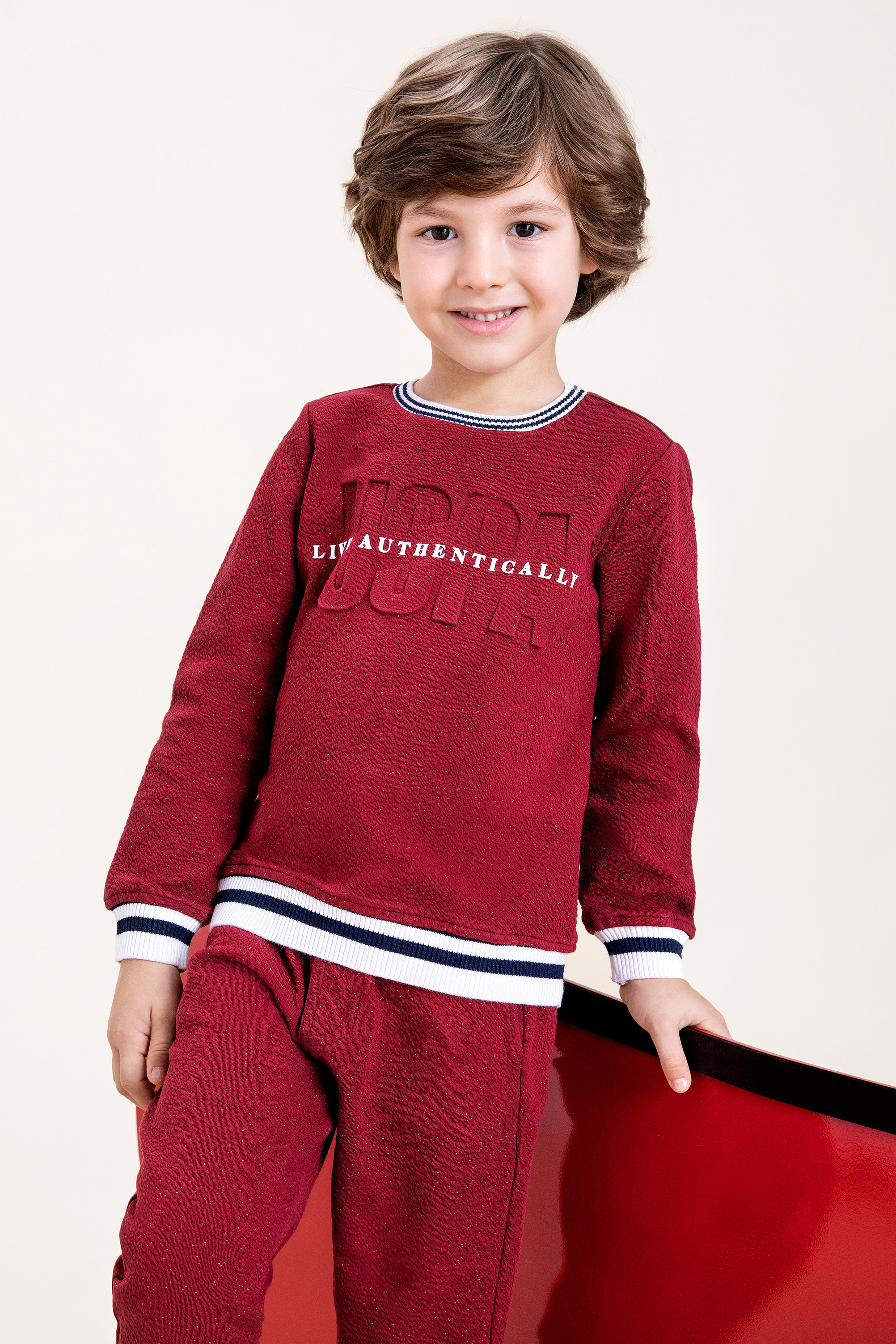

Свитшот детский US Polo Assn G083SZ0820BERILKIDS, бордовый, 116, G083SZ0820BERILKIDS