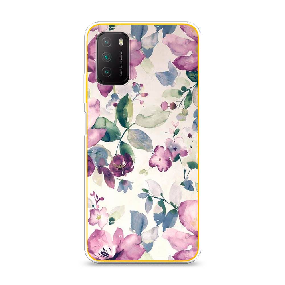 

Чехол Awog "Акварельная нежность" для Xiaomi Poco M3, 39550-8